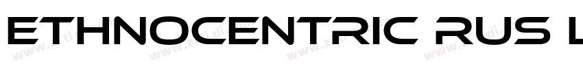Ethnocentric RUS LAT字体转换